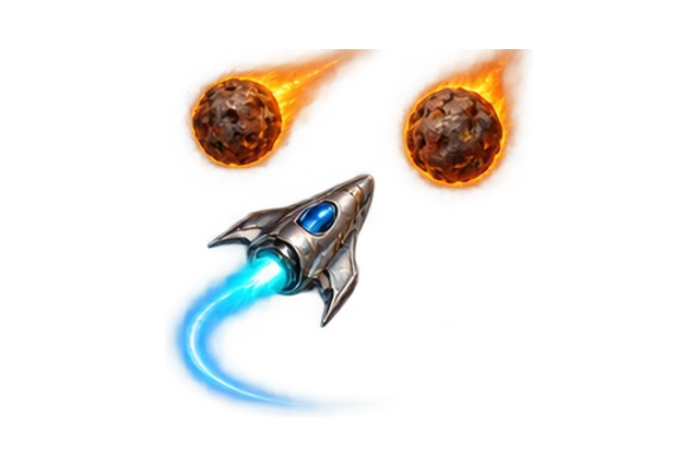 Comet Dodge game objects