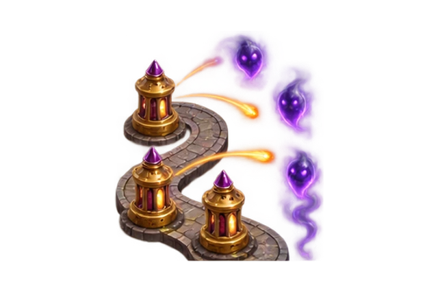 Lantern Towers game objects