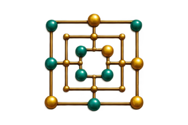 Nine Moon Morris game objects
